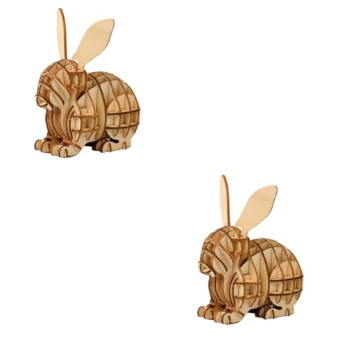 KONTONTY 2st Holzpuzzles Für Holzpuzzle Für Jungen Puzzles Aus Holz 3D-Puzzles Für Bambus von KONTONTY