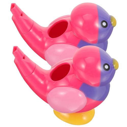 KONTONTY 2st Wasservögel Pfeifen Zugpfeife Für Pfeifenspielzeug Für Kleinkinder Kinderpfeife Vintage Vogelpfeife Lautes Pfeifen Pfeife Im Vogeldesign Abs Rosy von KONTONTY