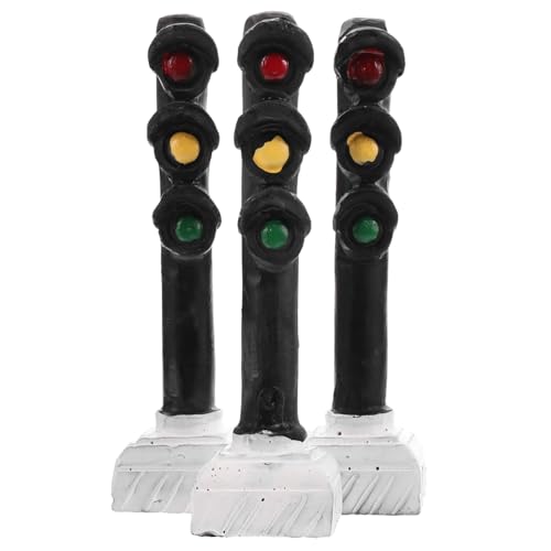 KONTONTY 3 STÜCKE Teiliges Traffic Light Toy aus Resin Miniatur verkehrsampel für Dekoratives Platzsparendes Desktop zubehör Langlebig und Sicher für Haushalt und Büro KONTONTY 3 STÜCKE Teiliges Traffic Light Toy aus Resin Miniatur verkehrsampel für Dekoratives Platzsparendes Desktop zubehör Langlebig und Sicher für Haushalt und Büro von KONTONTY
