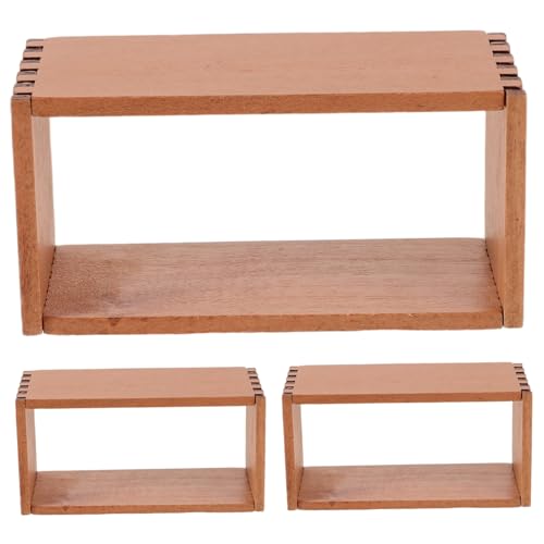 KONTONTY 3 Stück Maßstab Realistische Puppenhaus Möbel für DIY Projekte Detailgetreue Aufbewahrung und Display für Sammler und Bastler KONTONTY 3 Stück Maßstab Realistische Puppenhaus Möbel für DIY Projekte Detailgetreue Aufbewahrung und Display für Sammler und Bastler von KONTONTY