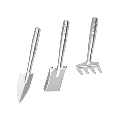 KONTONTY 3Stücke Kinderspaten aus Edelstahl Gartenspielzeug für Strand und Garten Praktische Schaufel für Junge Mädchen zum Spielen mit Sand und Gartenarbeit KONTONTY 3Stücke Kinderspaten aus Edelstahl Gartenspielzeug für Strand und Garten Praktische Schaufel für Junge Mädchen zum Spielen mit Sand und Gartenarbeit von KONTONTY