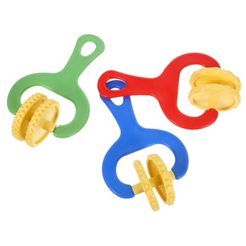 KONTONTY 3 Stück Teiliges Clay Roller Leichtes Polymer Clay Werkzeug mit Texturroller für Kindergarten Kreative DIY Bastelmaterialien Kindersicher für Vorschulkunst und Tonmodellierung KONTONTY 3 Stück Teiliges Clay Roller Leichtes Polymer Clay Werkzeug mit Texturroller für Kindergarten Kreative DIY Bastelmaterialien Kindersicher für Vorschulkunst und Tonmodellierung von KONTONTY