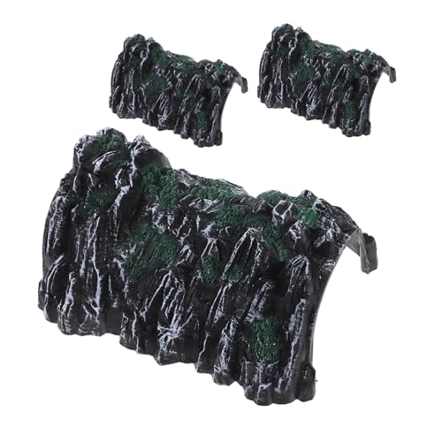 KONTONTY 3 Stück Teiliges Kunststoff eisenbahntunnel Realistische Höhlenmodelle Detailreiches Gleiszubehör für Geeignet Dekoration KONTONTY 3 Stück Teiliges Kunststoff eisenbahntunnel Realistische Höhlenmodelle Detailreiches Gleiszubehör für Geeignet Dekoration von KONTONTY