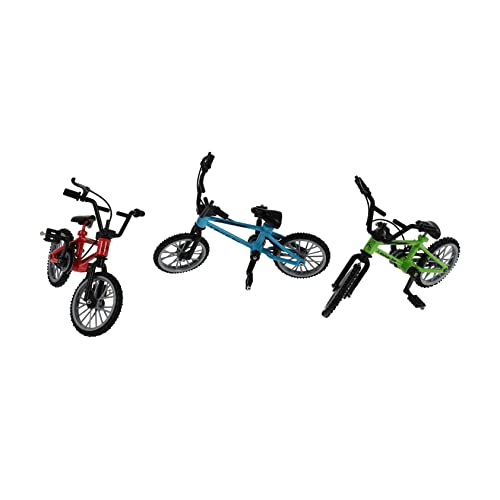 KONTONTY 3 Teiliges Mini Mountainbike Fingerspielzeug Aus Legierung Kleine Abenteuerlustige Fördert Kreativität Und Motorik Geeignet Für Ab 3 Jahren von KONTONTY