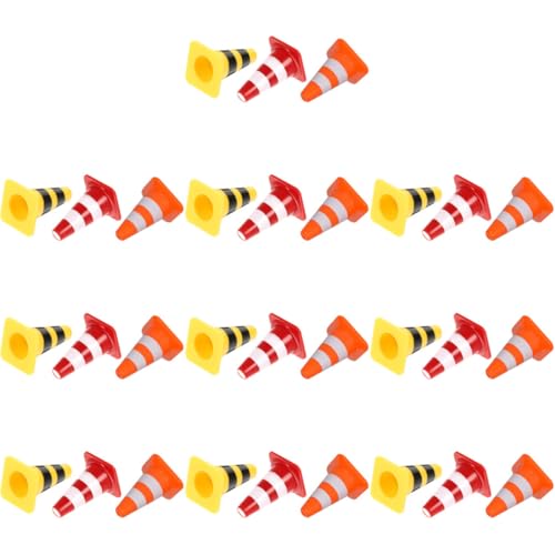 KONTONTY 30 Stück Teiliges Mini verkehrskegel Robustem Kunststoff mit Roten Gelben und Orangen Kegeln Kindersicheres Verkehrszeichen der Verkehrserziehung und Sicheren Straßenkenntnis KONTONTY 30 Stück Teiliges Mini verkehrskegel Robustem Kunststoff mit Roten Gelben und Orangen Kegeln Kindersicheres Verkehrszeichen der Verkehrserziehung und Sicheren Straßenkenntnis von KONTONTY