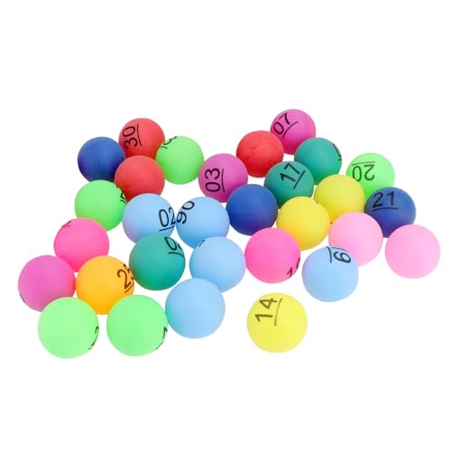 KONTONTY 30 Stück Teiliges Nummerierte Tombola Bälle Langlebig Leicht für Partyspiele Verlosungen Fundraiser Klassenzimmer und Firmenveranstaltungen KONTONTY 30 Stück Teiliges Nummerierte Tombola Bälle Langlebig Leicht für Partyspiele Verlosungen Fundraiser Klassenzimmer und Firmenveranstaltungen von KONTONTY
