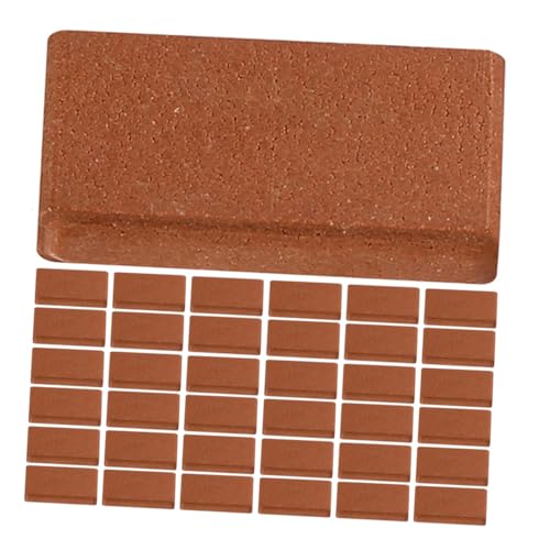 KONTONTY 300 Stück Maßstab Rote Tonziegel für Puppenhaus Gartendekoration Landschaftsbau DIY Modellbau Zubehör für Architektur und Büro Schreibtisch KONTONTY 300 Stück Maßstab Rote Tonziegel für Puppenhaus Gartendekoration Landschaftsbau DIY Modellbau Zubehör für Architektur und Büro Schreibtisch von KONTONTY