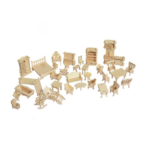 KONTONTY 3D-Rätsel spaß für jucarii pentru copii holzrätsel kinderspielzeug Children Toys The Challenge Toys Puzzle Lernspielzeug Bausteine Bambus von KONTONTY