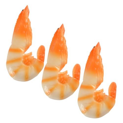 KONTONTY 3Pcs Garnelenschäler Für Küche Schmollmund Fisch Künstliche Früchte Obst Crawfish Sheller Kunstlimes Fisch Scaler Entferner Kartoffelschaltwerkzeug Werkzeug Orange PVC PVC von KONTONTY