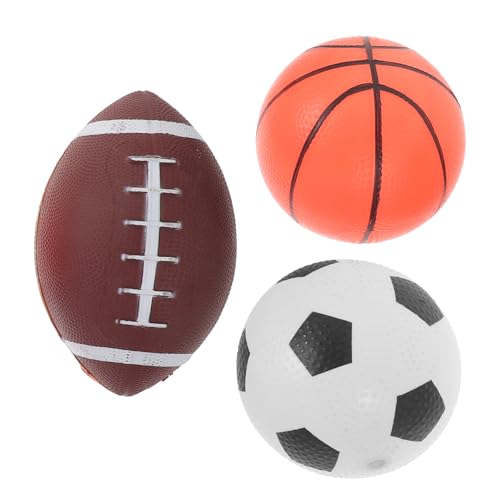 KONTONTY 3St Ballanzug Outdoor draußen flummiset детские игрушки für Fuß-Augen-Koordination hüpfender Ball Spielplatzball Vinyl von KONTONTY