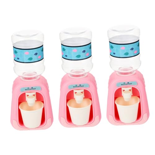 KONTONTY 3St Puppenhaus-Wasserspender kinderzimmer kinderspielzeug spielzeuge für Jungs Dollhouse Accessories Trinken Kleiner Wasserspender mit Wasserspender Plastik von KONTONTY