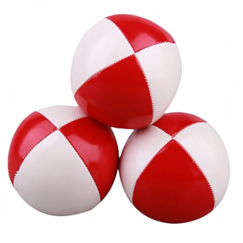 KONTONTY 3Stücke PU Jonglierbälle für Rot und Weiß Interaktive Spielbälle für Outdoor Sport Leichte Langlebige Jonglierbälle für Anfänger und Spaß im Freien KONTONTY 3Stücke PU Jonglierbälle für Rot und Weiß Interaktive Spielbälle für Outdoor Sport Leichte Langlebige Jonglierbälle für Anfänger und Spaß im Freien von KONTONTY