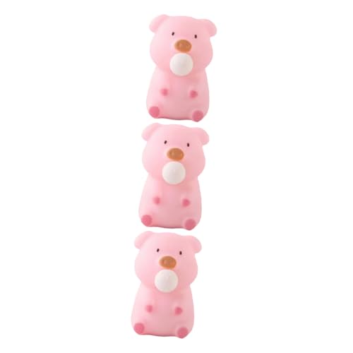 KONTONTY Das Kleine Wir Kuscheltier 3er Set Lustige Schweinchen Quetschspielzeuge Niedliche Cartoon Stressabbau Spielzeuge Für Zuhause Ideal Als Für Partys Und Feste Schweinezubehör von KONTONTY