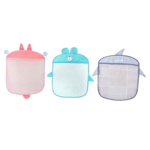 KONTONTY 3st Medizin Feeder Netzbeutel Für Die Badewanne Netzbeutel Zum Aufhängen An Der Wand Duschspielzeugnetzbehälter Aufbewahrungsbeutel Für Babywannen Badewannen-mesh-Tasche Polyester von KONTONTY