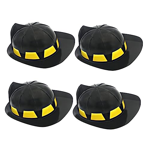 KONTONTY 4 Stück Kinderschutzhelm Haushalt Feuerhelm Feuerwehrmann Hut Interessanter Feuerwehrmann Hut Lustiges Kinderspielzeug Kinder Feuerhelm Interessanter Feuerhelm Haushalt von KONTONTY