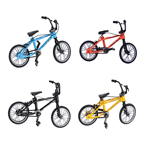 KONTONTY 4 Stück Teiliges Mini Finger Bike Abnehmbar und Konfigurierbar Rutschfestes Finger Sportspielzeug in Gelb Blau Schwarz Orange Fördert Handkoordination und Konzentration KONTONTY 4 Stück Teiliges Mini Finger Bike Abnehmbar und Konfigurierbar Rutschfestes Finger Sportspielzeug in Gelb Blau Schwarz Orange Fördert Handkoordination und Konzentration von KONTONTY