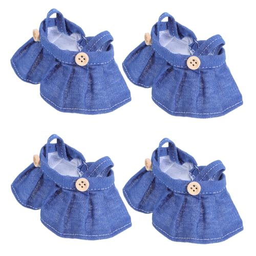 KONTONTY 4 Stück Teiliges Puppenkleid Stoff Overalls und Rock Outfit für Plüschpuppen Weiche Langlebige Kleidung Einfach Anzuziehen Vielseitig für Kreatives Styling und Cosplay KONTONTY 4 Stück Teiliges Puppenkleid Stoff Overalls und Rock Outfit für Plüschpuppen Weiche Langlebige Kleidung Einfach Anzuziehen Vielseitig für Kreatives Styling und Cosplay von KONTONTY