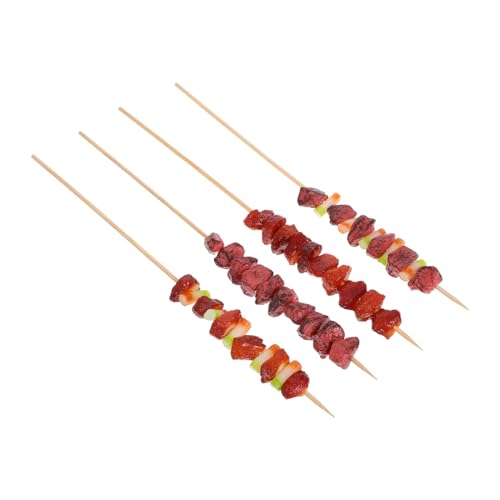 KONTONTY 4 Stück Lebensechtes Grillspieße für Kinder Künstliche Fleischmodelle für Selbstgemacht Projekte Realistische Küchen Spielzeug Requisite für Fotografie und Rollenspiele KONTONTY 4 Stück Lebensechtes Grillspieße für Kinder Künstliche Fleischmodelle für Selbstgemacht Projekte Realistische Küchen Spielzeug Requisite für Fotografie und Rollenspiele von KONTONTY