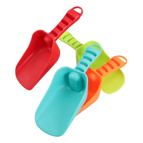 KONTONTY 4 Stück Teiliges Strandspielzeug Bunte Sandschaufeln aus Robustem Kunststoff für Sicher und Langlebig zum Buddeln und Bauen Am Strand Sommer Outdoor Spielspaß KONTONTY 4 Stück Teiliges Strandspielzeug Bunte Sandschaufeln aus Robustem Kunststoff für Sicher und Langlebig zum Buddeln und Bauen Am Strand Sommer Outdoor Spielspaß von KONTONTY