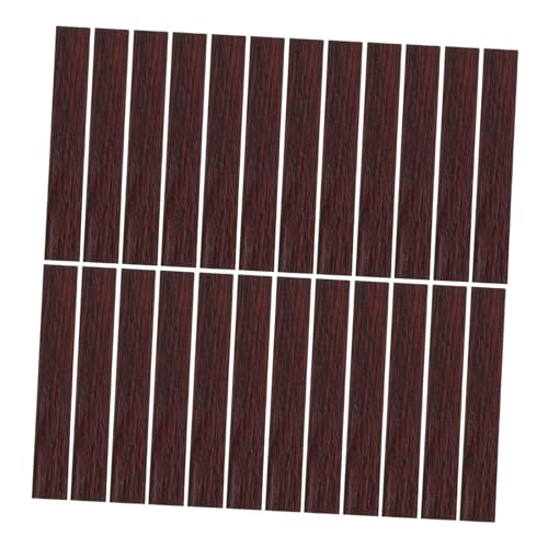 KONTONTY 40 Stück Maßstab Selbstklebend Holzstruktur Puppenhaus Fußboden Zubehör für DIY Miniatur Dekorationen Rotwalnuss KONTONTY 40 Stück Maßstab Selbstklebend Holzstruktur Puppenhaus Fußboden Zubehör für DIY Miniatur Dekorationen Rotwalnuss von KONTONTY