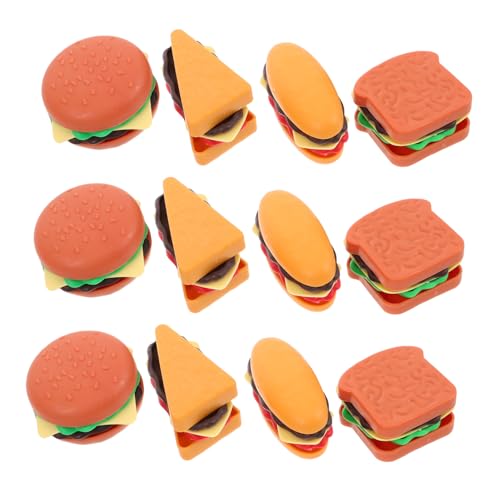 KONTONTY 40 Stück Teiliges Kinderküche Spielset Miniatur Fast Food mit Realistischen Hamburger Sandwich Hot Dog und Toast Kreatives DIY Zubehör für Puppenhaus und Fantasievolles KONTONTY 40 Stück Teiliges Kinderküche Spielset Miniatur Fast Food mit Realistischen Hamburger Sandwich Hot Dog und Toast Kreatives DIY Zubehör für Puppenhaus und Fantasievolles von KONTONTY