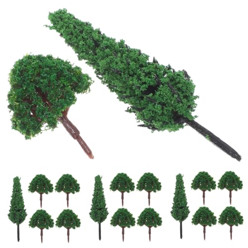 KONTONTY 40 Stück Teiliges Miniatur Modellbäume aus Robustem Kunststoff Farbecht und Handgefertigt Vielseitig für Modelleisenbahn Sandtisch Architektur und DIY Szenerie für Ausstellung und KONTONTY 40 Stück Teiliges Miniatur Modellbäume aus Robustem Kunststoff Farbecht und Handgefertigt Vielseitig für Modelleisenbahn Sandtisch Architektur und DIY Szenerie für Ausstellung und von KONTONTY