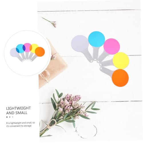 KONTONTY 5 Stück Teiliges Farbfilter Pädagogisches Physik experimentierspielzeug Langlebige Farbplatten mit Rutschfestem Griff Geeignet für Frühe Wissenschaftsbildung und Optische KONTONTY 5 Stück Teiliges Farbfilter Pädagogisches Physik experimentierspielzeug Langlebige Farbplatten mit Rutschfestem Griff Geeignet für Frühe Wissenschaftsbildung und Optische von KONTONTY