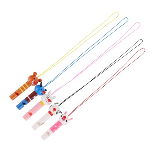 KONTONTY 5 Stück Teiliges Holzpfeifen Cartoon Tierform Musikspielzeug Langlebig Pädagogisch Geeignet für Geburtstag Weihnachten Feiertage KONTONTY 5 Stück Teiliges Holzpfeifen Cartoon Tierform Musikspielzeug Langlebig Pädagogisch Geeignet für Geburtstag Weihnachten Feiertage von KONTONTY