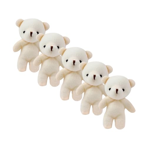 KONTONTY 5 Stück Teiliges Mini Bären Weiche Stofftier Anhänger Kompakte Mini Bär Deko Tragbare Kleine Bärchen Schlüsselanhänger Geschenk für Geburtstag Hochzeit Party KONTONTY 5 Stück Teiliges Mini Bären Weiche Stofftier Anhänger Kompakte Mini Bär Deko Tragbare Kleine Bärchen Schlüsselanhänger Geschenk für Geburtstag Hochzeit Party von KONTONTY