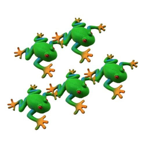 KONTONTY 5 Stück Teiliges Weiche Frosch-quetschfiguren aus Flexiblem Material Langlebige Stressabbau-spielzeuge für Vielseitig als Entspannungs Lernspielzeug Geeignet KONTONTY 5 Stück Teiliges Weiche Frosch-quetschfiguren aus Flexiblem Material Langlebige Stressabbau-spielzeuge für Vielseitig als Entspannungs Lernspielzeug Geeignet von KONTONTY