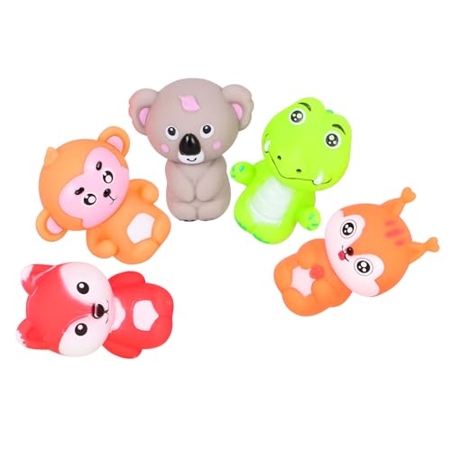 KONTONTY 5 Stück Tierfiguren Spielzeug Puppenfiguren Fingerspielzeug Eltern Kind Spielzeug Fingerspielzeug Fingerspielzeug Für Spielzeug Fingerspielzeug Für Eltern Kind Spielspielzeug PVC von KONTONTY