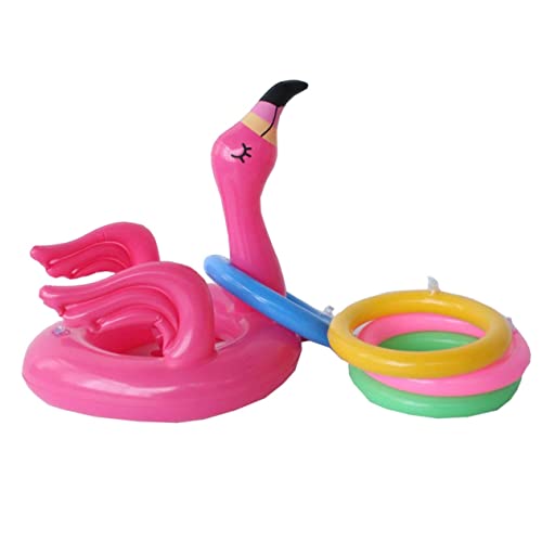 KONTONTY 5-teiliges Set Wurfringspielzeug Aufblasbarer Ring Für Wasserwurfring Pool-wurfring- Wurfspiele Kuchen Aufblasbares Rosa von KONTONTY