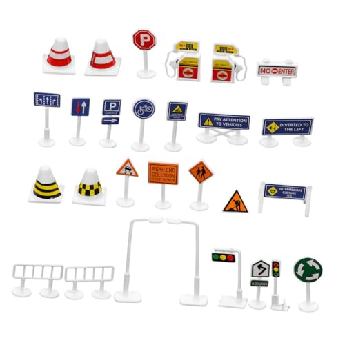 KONTONTY 56 Stück Teiliges Verkehrsschilder Spielset aus Sicheren Materialien für Motorische Entwicklung Interaktives Lernspielzeug zur Verkehrsbildung Fördert Feinmotorik und KONTONTY 56 Stück Teiliges Verkehrsschilder Spielset aus Sicheren Materialien für Motorische Entwicklung Interaktives Lernspielzeug zur Verkehrsbildung Fördert Feinmotorik und von KONTONTY