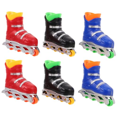 KONTONTY 6 Paare Finger Skates für Erwachsene Tragbare Tischspielzeuge für Büro Reisen und Unterhaltung Leicht und Benutzerfreundlich KONTONTY 6 Paare Finger Skates für Erwachsene Tragbare Tischspielzeuge für Büro Reisen und Unterhaltung Leicht und Benutzerfreundlich von KONTONTY