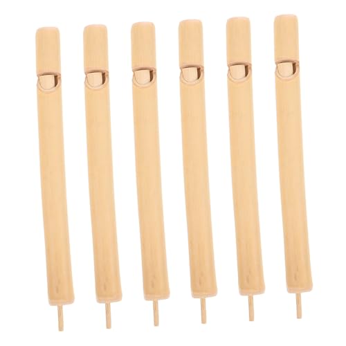 KONTONTY 6 Stück Holzflöten Vogelpfeifen Miniatur Flöten für Naturfreundliche Musikinstrumente Fördert Koordination und Kognitive Entwicklung für Draußen KONTONTY 6 Stück Holzflöten Vogelpfeifen Miniatur Flöten für Naturfreundliche Musikinstrumente Fördert Koordination und Kognitive Entwicklung für Draußen von KONTONTY