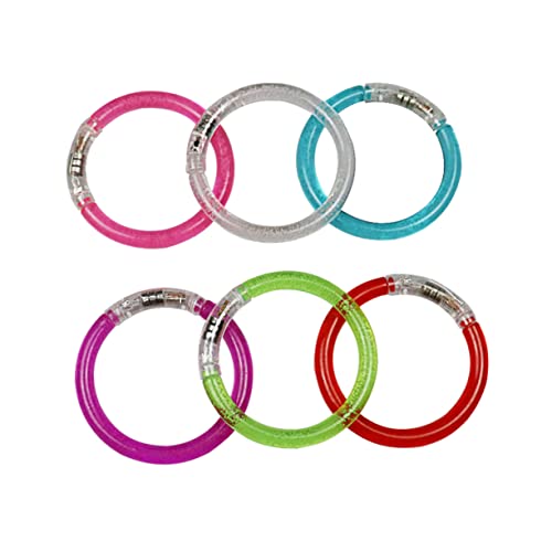 KONTONTY 6 Stück Leuchtende Armbänder Leuchtende Armbänder Für Armbänder Acrylperlen Armband von KONTONTY