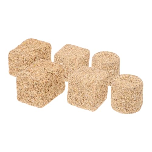 KONTONTY 6 Stück Teiliges Miniatur heuballen Realistisch Gestaltete Strohballen Rechteckform Vielseitige DIY deko für Puppenhaus und Rustikale Tischdekoration KONTONTY 6 Stück Teiliges Miniatur heuballen Realistisch Gestaltete Strohballen Rechteckform Vielseitige DIY deko für Puppenhaus und Rustikale Tischdekoration von KONTONTY