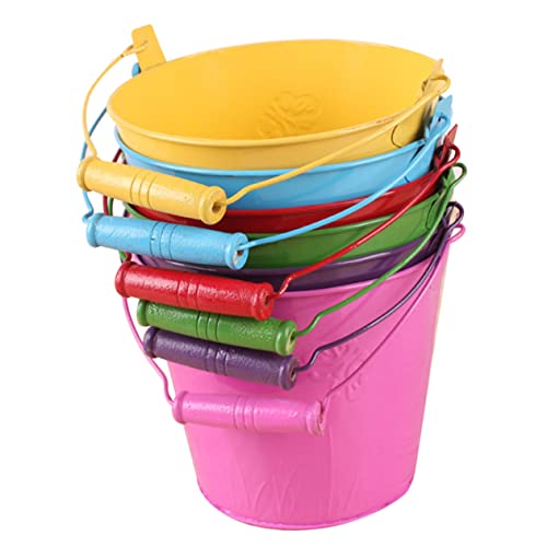 KONTONTY 6 Stück Teiliges Strandspielzeug Lustiger Metallspielzeug Eimer für Sandspielzeug für Kleinkinder Wasser und Sandkübel für Kindergarten Farbe Zufällig Zufällige KONTONTY 6 Stück Teiliges Strandspielzeug Lustiger Metallspielzeug Eimer für Sandspielzeug für Kleinkinder Wasser und Sandkübel für Kindergarten Farbe Zufällig Zufällige von KONTONTY