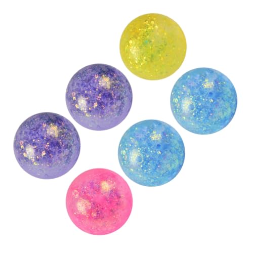 KONTONTY 6 Stück Teiliges Stretchy Stressbälle aus Flexiblem Kunststoff Sensorisches Quetschspielzeug zur Druckentlastung und Stressabbau Bunte Decompression Bälle für Party und KONTONTY 6 Stück Teiliges Stretchy Stressbälle aus Flexiblem Kunststoff Sensorisches Quetschspielzeug zur Druckentlastung und Stressabbau Bunte Decompression Bälle für Party und von KONTONTY