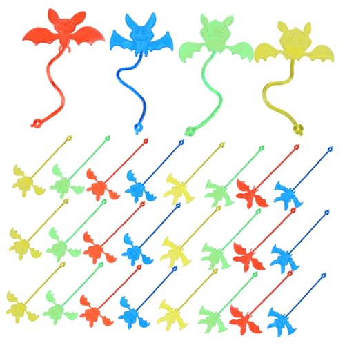 KONTONTY 60 Stück Klebe Bat Stretchy Sticky Bats Halloween Party Mitgebsel Für Kleine Elastische Fledermäuse Für Klassenzimmer Spiele Und Schatzsuchen KONTONTY 60 Stück Klebe Bat Stretchy Sticky Bats Halloween Party Mitgebsel Für Kleine Elastische Fledermäuse Für Klassenzimmer Spiele Und Schatzsuchen von KONTONTY