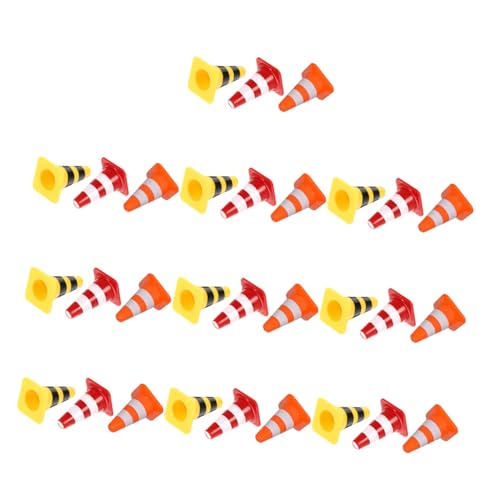 KONTONTY 60 Stück Teiliges Miniatur Verkehrszeichen mit Roten Gelben und Orangen Kegeln Kindersicheres Kunststoff Material Fördert Spielerisches Lernen von Verkehrsregeln und Zusammenarbeit KONTONTY 60 Stück Teiliges Miniatur Verkehrszeichen mit Roten Gelben und Orangen Kegeln Kindersicheres Kunststoff Material Fördert Spielerisches Lernen von Verkehrsregeln und Zusammenarbeit von KONTONTY