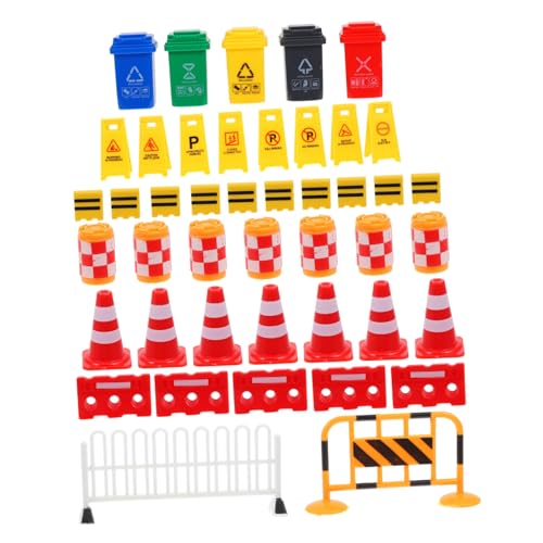 KONTONTY 67 Stück Teiliges Verkehrszeichen spielset für Mini verkehrskegeln und Stoppschildern Fördert Verkehrssicherheit Hand Auge koordination und Frühe Verkehrserziehung für KONTONTY 67 Stück Teiliges Verkehrszeichen spielset für Mini verkehrskegeln und Stoppschildern Fördert Verkehrssicherheit Hand Auge koordination und Frühe Verkehrserziehung für von KONTONTY