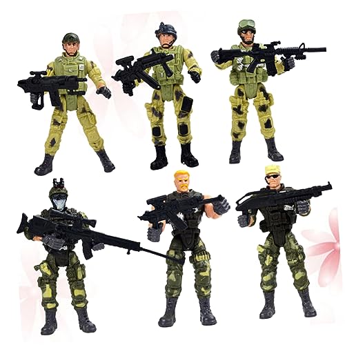 KONTONTY Modell Spielzeug Für Kinder 6 Stücke Toyspy Set Kinder-freundliche Spielzeug Pädagogische Soldat Figuren von KONTONTY