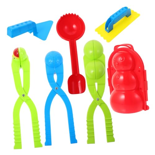 KONTONTY 7 Teiliges Schneeballmacher Set Für Lustige Schneeballspielzeuge Ideal Für Schneeballschlachten Und Sandspiele Robuste Clips Zufälligen Farben Für Unvergessliche von KONTONTY