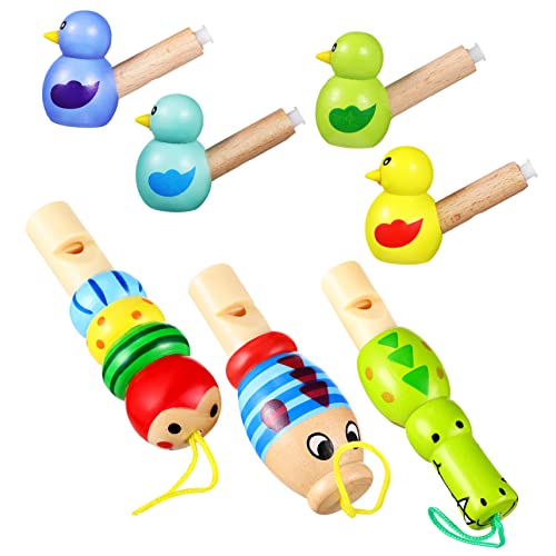 KONTONTY 7stücke Holzpfeifen Für Junge Mädchen Mit Cartoon-tier-design Leicht Und Praktisch Musikspielzeug Zum Lernen Und Spielen Geschenke Für Geburtstage Und Weihnachten KONTONTY 7stücke Holzpfeifen Für Junge Mädchen Mit Cartoon-tier-design Leicht Und Praktisch Musikspielzeug Zum Lernen Und Spielen Geschenke Für Geburtstage Und Weihnachten von KONTONTY