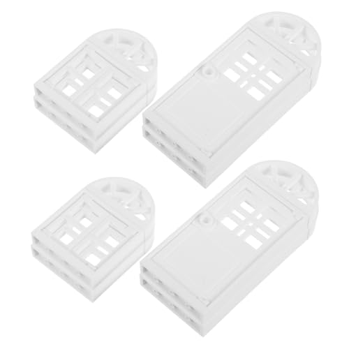 KONTONTY 8 Stück Puppenhausfenster Zum Basteln Mini Fensterrahmen Modell Puppenhausmöbel Zubehör Miniaturen Kunststofffenster Bastelzubehör Mini Szenenzubehör Miniaturmöbel Weiß KONTONTY 8 Stück Puppenhausfenster Zum Basteln Mini Fensterrahmen Modell Puppenhausmöbel Zubehör Miniaturen Kunststofffenster Bastelzubehör Mini Szenenzubehör Miniaturmöbel Weiß von KONTONTY