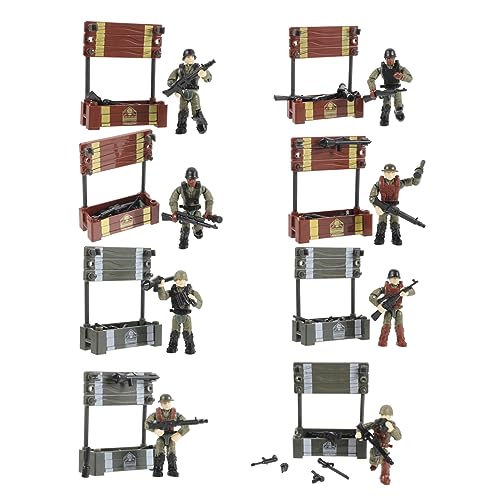 KONTONTY 8St Sandtisch Menschen Modell Kinder Spielzeug Toys Modellbau-Spielzeug Kriegsspielzeug Weltkrieg Soldaten Spielzeug kleine Modelle Mini-People-Modelle Minifiguren Plastik von KONTONTY