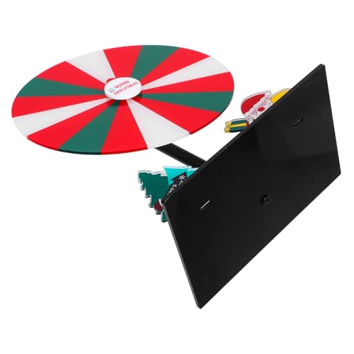 KONTONTY Acryl Drehbares Gewinnrad für Partyspiele Rotierendes Tischspiel mit Sockel Einfaches Raffle-Spiel für Weihnachtsfeiern und Interaktive Partyevents KONTONTY Acryl Drehbares Gewinnrad für Partyspiele Rotierendes Tischspiel mit Sockel Einfaches Raffle-Spiel für Weihnachtsfeiern und Interaktive Partyevents von KONTONTY