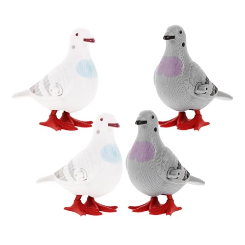 KONTONTY Aufziehspielzeug Taube Niedliches Dekoratives Pigeon Toy Für Mechanisches Mit Uhrwerk Farblich Zufällige Auswahl Ideales Für Kleine Entdecker von KONTONTY