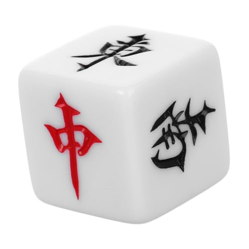 KONTONTY Mahjong-würfel Würfelspiel-Spielzeug Für Brettspiele Kleine Mahjong-würfel Als Partygeschenk Spielwürfel Aus Kunststoff KONTONTY Mahjong-würfel Würfelspiel-Spielzeug Für Brettspiele Kleine Mahjong-würfel Als Partygeschenk Spielwürfel Aus Kunststoff von KONTONTY